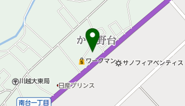 フジファイブデイズ川越店の地図画像