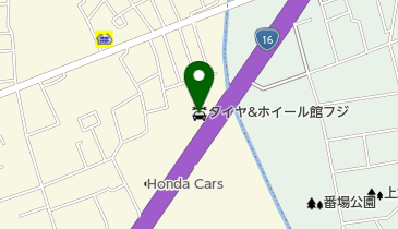 タイヤ&ホイール館フジスペシャルブランド新大宮バイパス店の地図画像