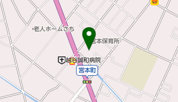 タイヤ流通センター越谷店の地図画像