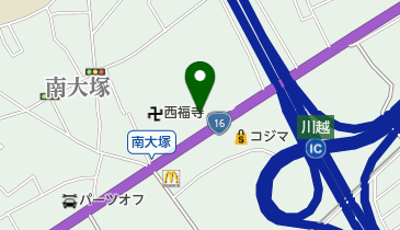 タイヤ&ホイール館フジスペシャルブランド川越店の地図画像