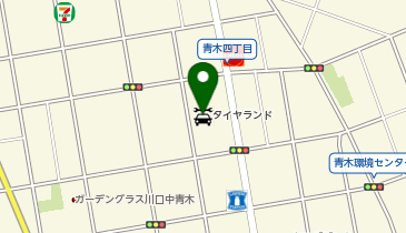 タイヤランド川口の地図画像