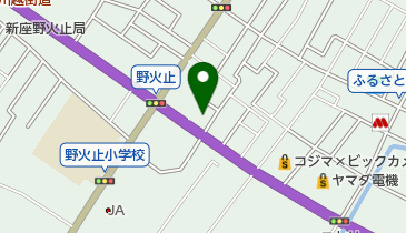 カーコン車検金子自動車新座駅南口店の地図画像