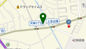 秋山自動車整備工場の地図画像