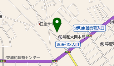 カーコンビニ倶楽部栄和自動車東浦和店の地図画像