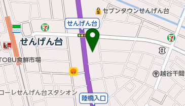 カーコンビニ倶楽部せんげん台東口店の地図画像