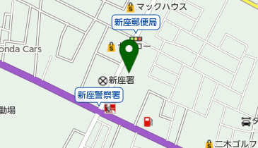 新座自動車の地図画像