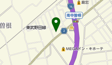 カーランドアリム春日部中央店の地図画像