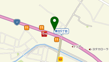 車検のコバックR17本庄店の地図画像