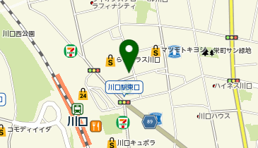 天丼てんや川口店の地図画像