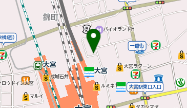 天丼てんや大宮東店の地図画像