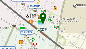天丼てんや志木東口店の地図画像