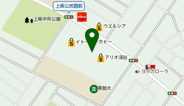 ペッパーランチアリオ深谷店の地図画像