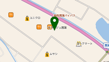 ウェンディーズファーストキッチン菖蒲モラージュ店の地図画像