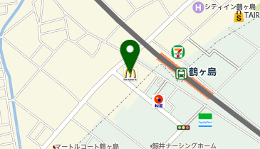 マクドナルド鶴ヶ島コモディイイダ店の地図画像