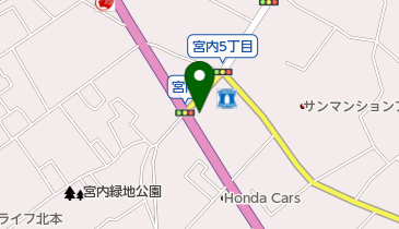 黒塀家北本店の地図画像