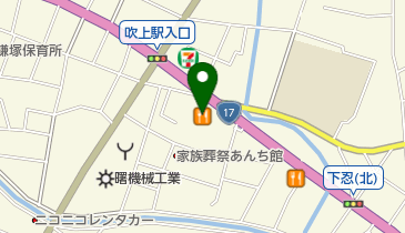 馬車道鴻巣鎌塚店の地図画像