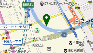 火の音水の音さいたま新都心店の地図画像