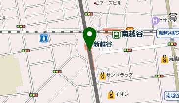 すし遊洛新越谷東武ヴァリエ店の地図画像