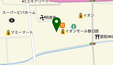 天麩羅えびのやイオンモール春日部店の地図画像