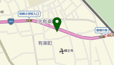 無添くら寿司所沢有楽町店の地図画像
