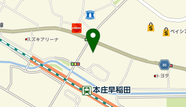 鶏彩本庄早稲田店の地図画像