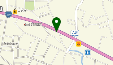 鶏彩飯能店の地図画像