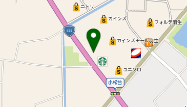 牛角食べ放題専門店カインズ羽生店の地図画像