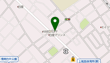 鶏彩北上尾店の地図画像