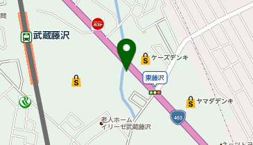 焼きたてのかるび入間藤沢店の地図画像