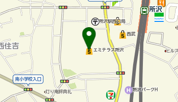 ロックスハンバーグエミテラス所沢店の地図画像