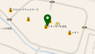 はなまるうどんイオンモール羽生店の地図画像