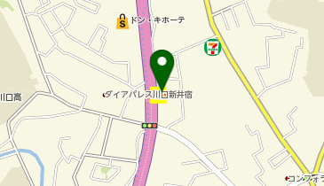デニーズ川口新井宿店の地図画像