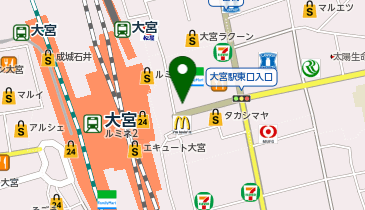 珈琲館大宮東口店の地図画像