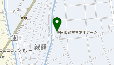 蓮田市勤労青少年ホームの地図画像
