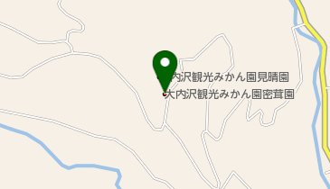 大内沢観光みかん園密茸園の地図画像