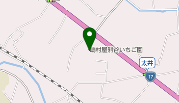 嶋村屋熊谷いちご園の地図画像