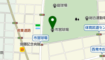 川口市営球場の地図画像