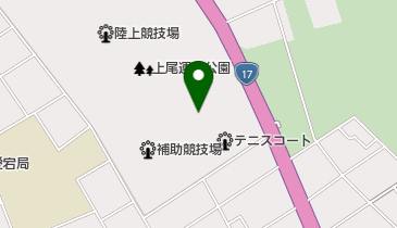 上尾運動公園体育館の地図画像