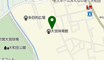 さいたま市大宮体育館の地図画像