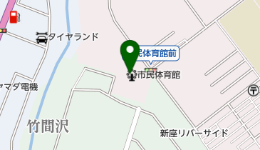 志木市民体育館の地図画像