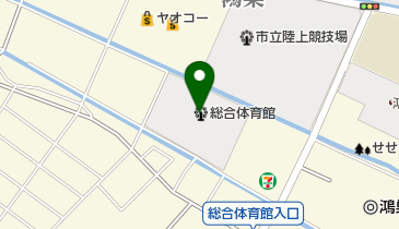 鴻巣市立総合体育館の地図画像