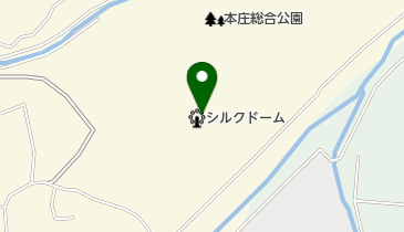 カミケンシルクドームの地図画像
