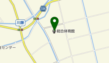 吉川市総合体育館の地図画像