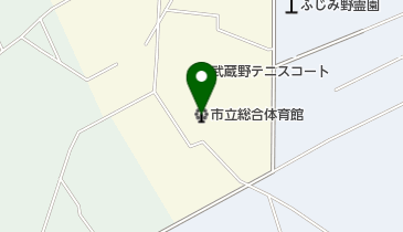 ふじみ野市立総合体育館の地図画像