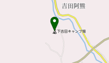 下吉田キャンプ場の地図画像