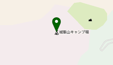 城峯山キャンプ場の地図画像