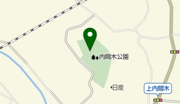内間木公園テニスコートの地図画像