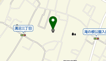 市立滝の根テニスコートの地図画像