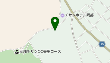 チサンテニスクラブ岡部の地図画像