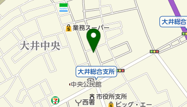 テニスクラブ大井ファミリーの地図画像